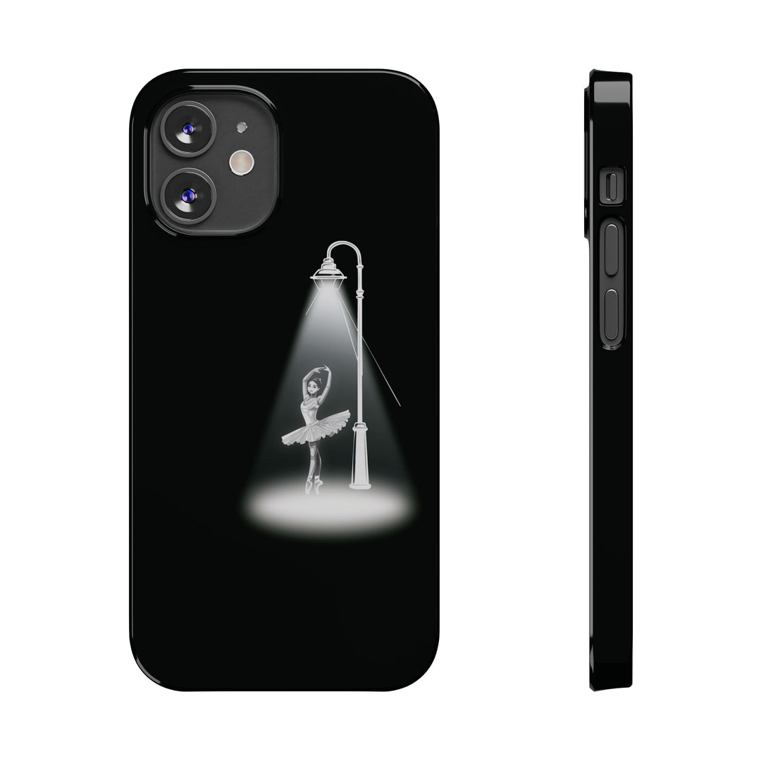 Slim Ballet Dancer Spotlight Gift for Her Cute Phone Cases for Iphone 16 Pro Max | iPhone 15 Case | iPhone 15 Pro Max Case, Iphone 14, 13, 12, 11, 10, 8, 7 - Studio40ParkLane
