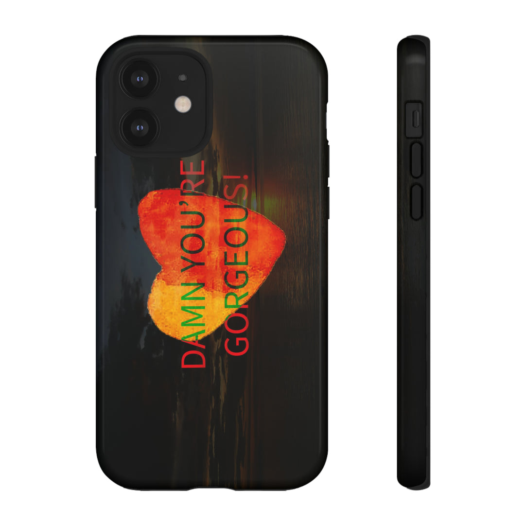 Cute IPhone Case | iPhone 15 Case | iPhone 15 Pro Max Case, Iphone 14 Case, Iphone 14 Pro Max Case IPhone Case for Art Lovers, Heart Sunset - Studio40ParkLane