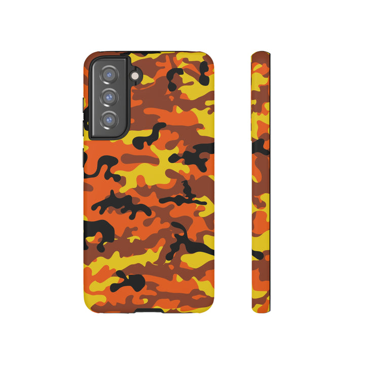 Cool Phone Case | Aesthetic Phone Case | Fall Camo | For Samsung Galaxy S23, S22, S21, S20 | Luxury Double Layer | Cute - Studio40ParkLane