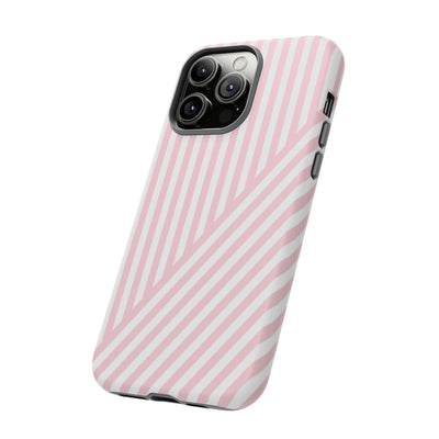 Custom Personalized Tough Phone Case - Aesthetic Stripes - For iPhone 17 Pro Max iPhone 16 Pro iPhone 15 Iphone 14 Iphone 13 Plus 13 12 11 - Studio40ParkLane