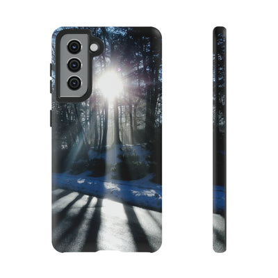 Cute Samsung Phone Case | Aesthetic Samsung Phone Case | Galaxy S23, S22, S21, S20 | Winter Sunshine, Protective Phone Case