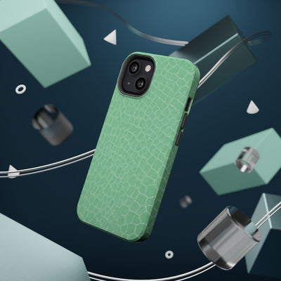 Non Leather Mint Color Pattern Magsafe Cute Phone Case for Iphone Gift for Her, | iPhone 15 Case | iPhone 15 Pro Max Case, Iphone 14, Iphone 14 Pro Max, Iphone 13, Iphone 16 - Studio40ParkLane
