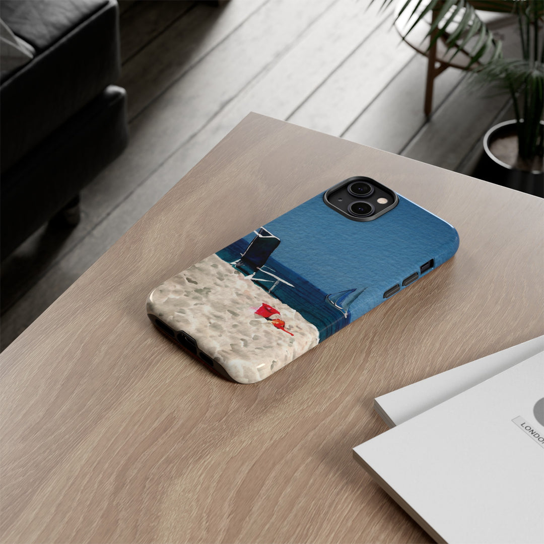 Cute Samsung Case | Cool Iphone Case | Summer Blue Beach Chair, Samsung S24, S23, S22, S21, IPhone 15 Case | Iphone 14 Case, Iphone 13 Case - Studio40ParkLane