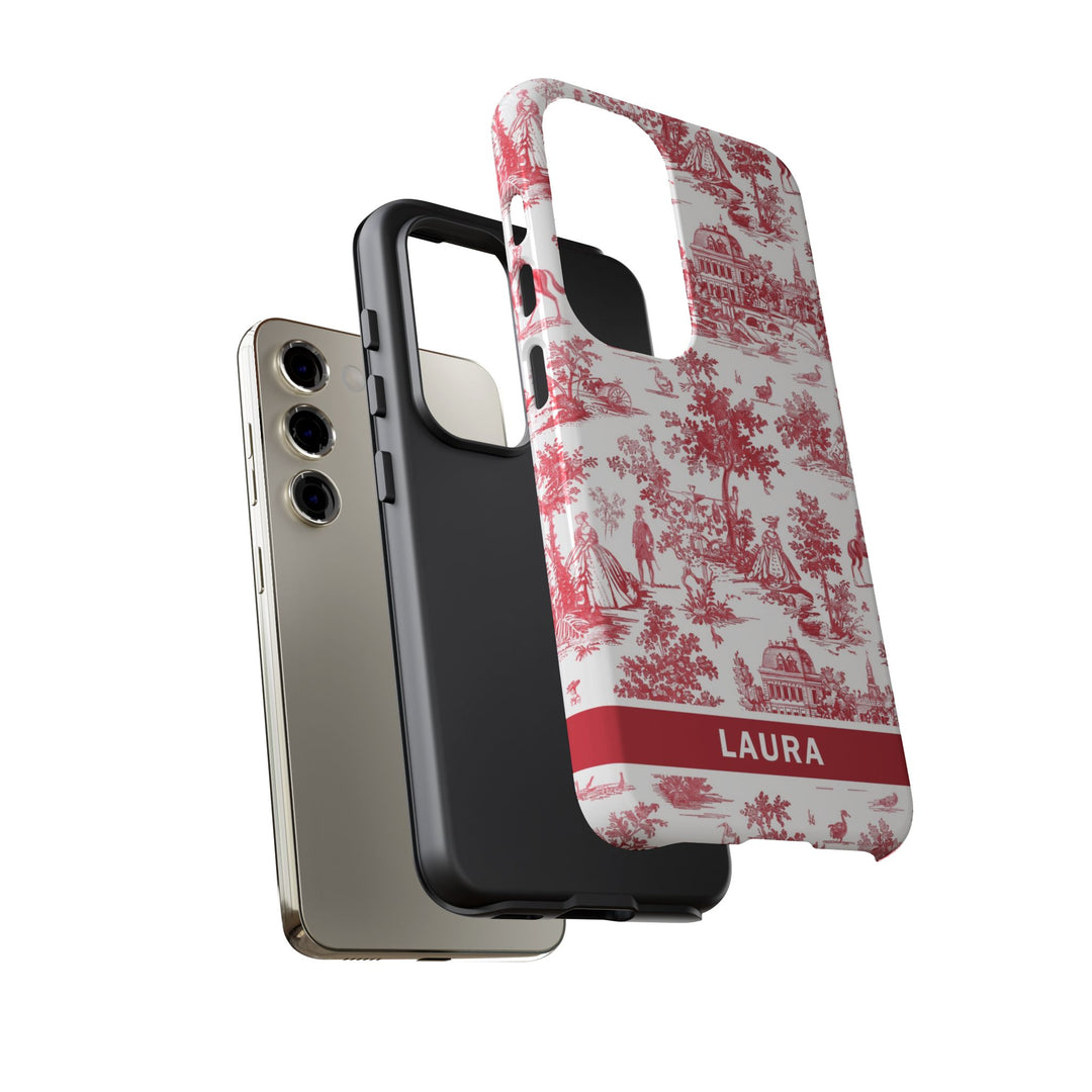 Premium Tough Personalized Initial Custom Gift Cute Phone Cases for Samsung Galaxy S24, S23, S22, S21 Plus, Ultra, Iphone 16, 15, 14 Pro Max - Studio40ParkLane