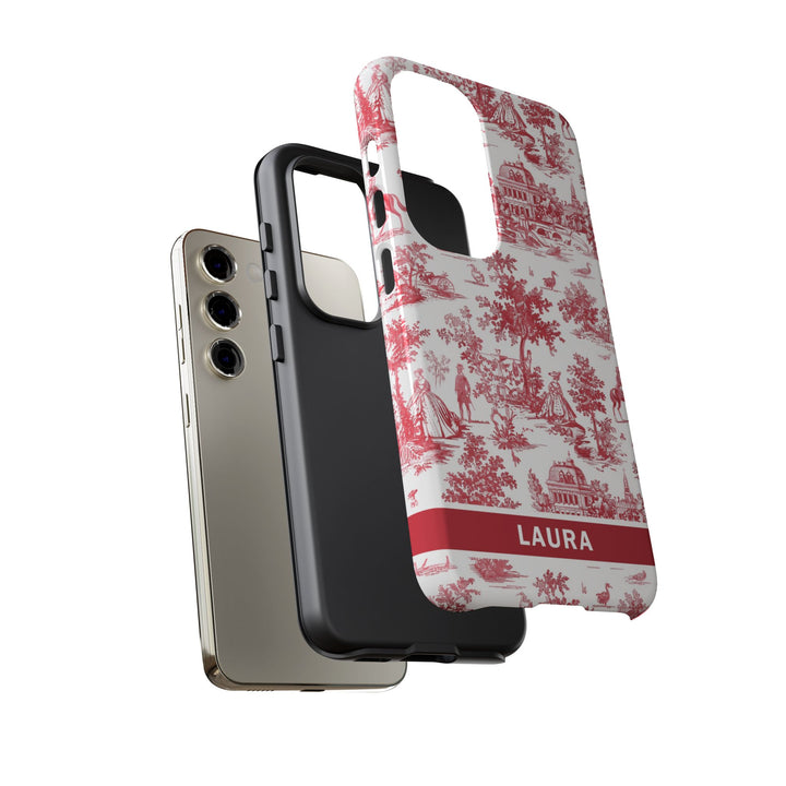 Premium Tough Personalized Initial Custom Gift Cute Phone Cases for Samsung Galaxy S24, S23, S22, S21 Plus, Ultra, Iphone 16, 15, 14 Pro Max - Studio40ParkLane