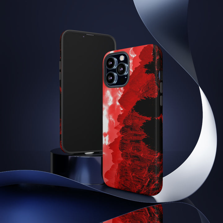 Cute IPhone Case | iPhone 15 Case | iPhone 15 Pro Max Case, Iphone 14 Case, Iphone 14 Pro Max Case IPhone Case for Art Lovers - Red Mountains - Studio40ParkLane