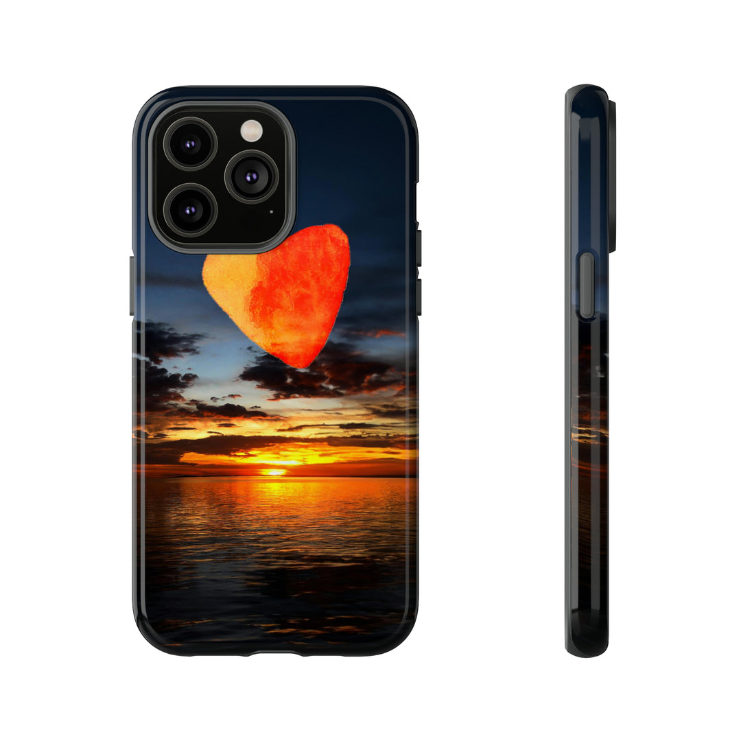 Cute IPhone Case | Rising Heart Love Sunset, iPhone 15 Case | iPhone 15 Pro Case, Iphone 14 Case, Iphone 14 Pro Max Case - Studio40ParkLane