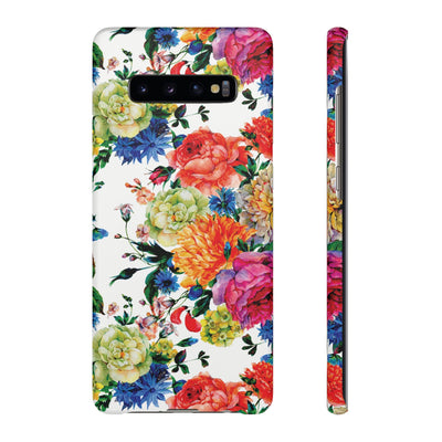 Snap Spring Flowers Cute Phone Cases for Samsung S24, S23, S22, S21, S20, Plus and Ultra, Iphone 16 Pro Max, Iphone 15, 14, 13, 12, 11, 10 - Studio40ParkLane