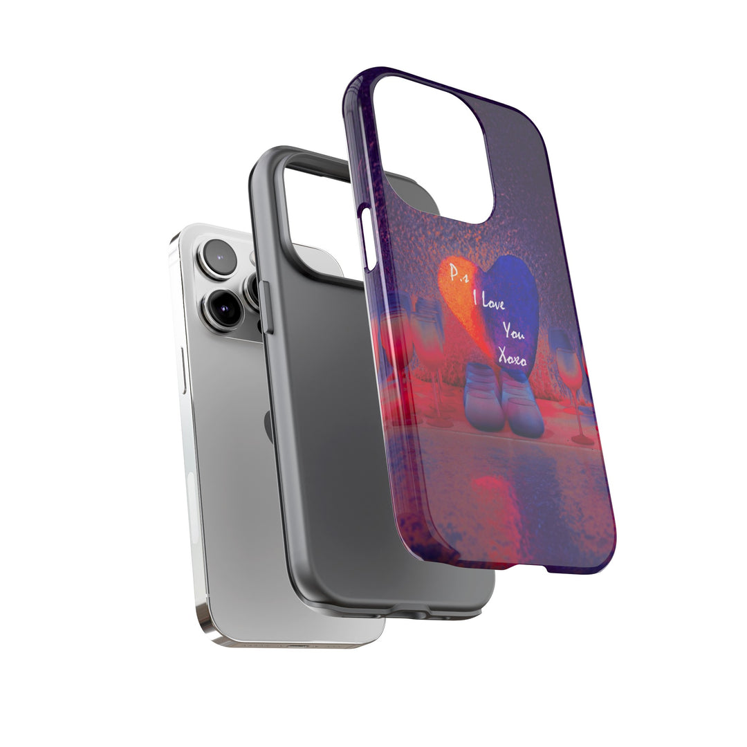 Cute Samsung Case | Cool Iphone Case | PS I love You - Heart, Samsung S24, S23, S22, S21, IPhone 15 Case | Iphone 14 Case, Iphone 13 Case - Studio40ParkLane