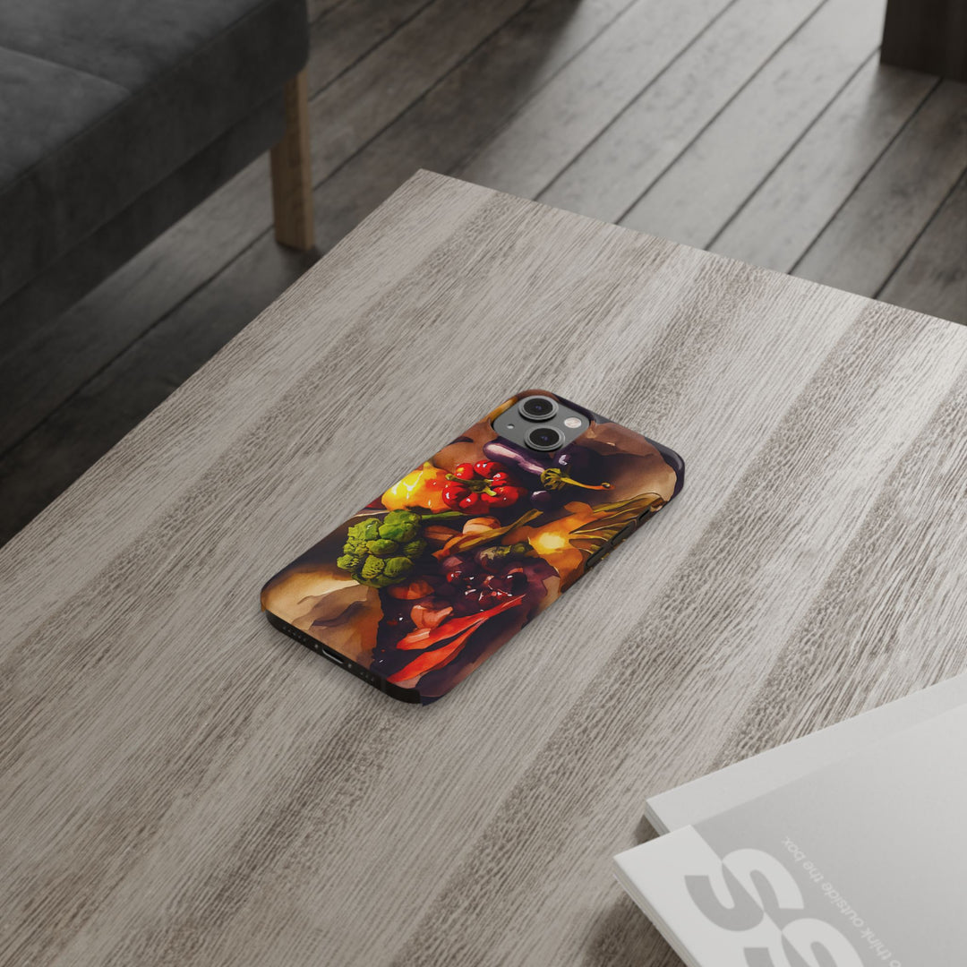 Slim Fall Farm Vegetables Cute Phone Cases for Iphone | iPhone 15 Case | iPhone 15 Pro Max Case, Iphone 14, Iphone 14 Pro Max, Iphone 13 - Studio40ParkLane