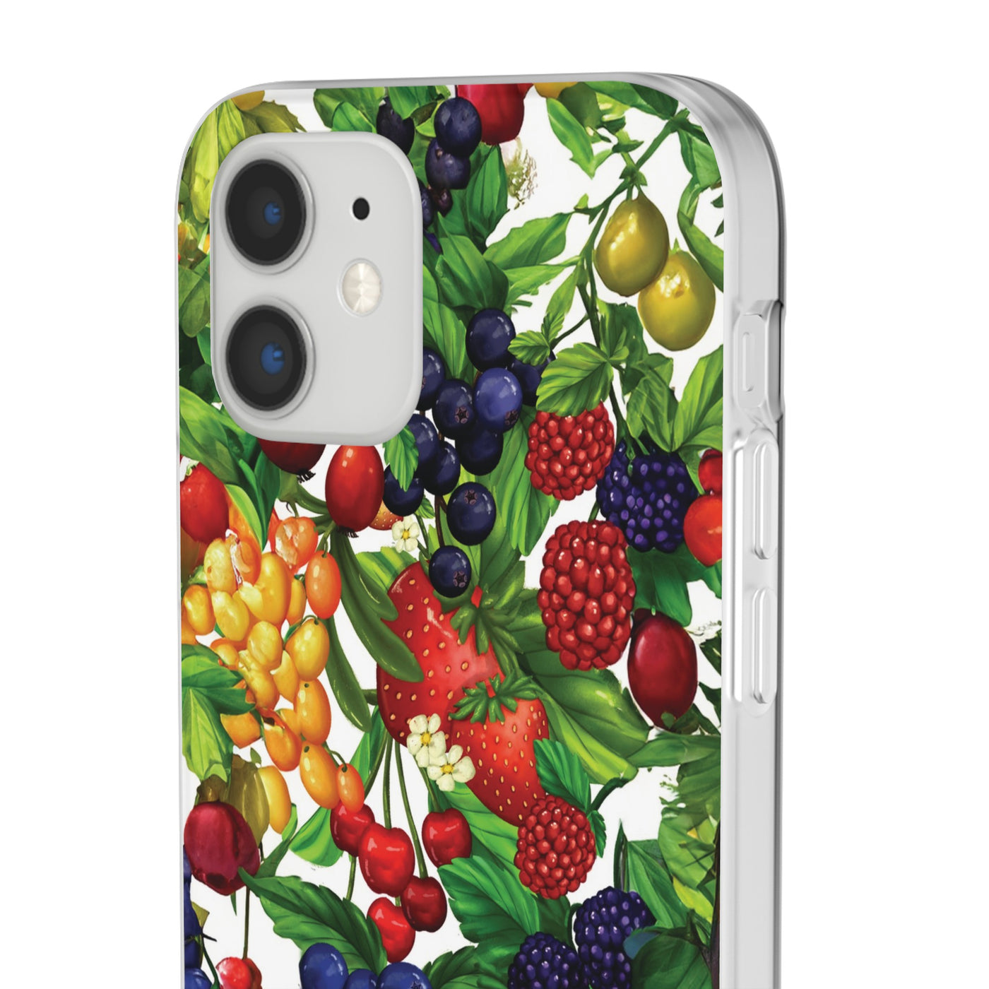 Cute Flexi Phone Cases, For Samsung Galaxy and Iphone, Summer Mixed Fruit, Galaxy S23 Phone Case, Samsung S22 Case, Samsung S21, Iphone 15, Iphone 14, Iphone 13