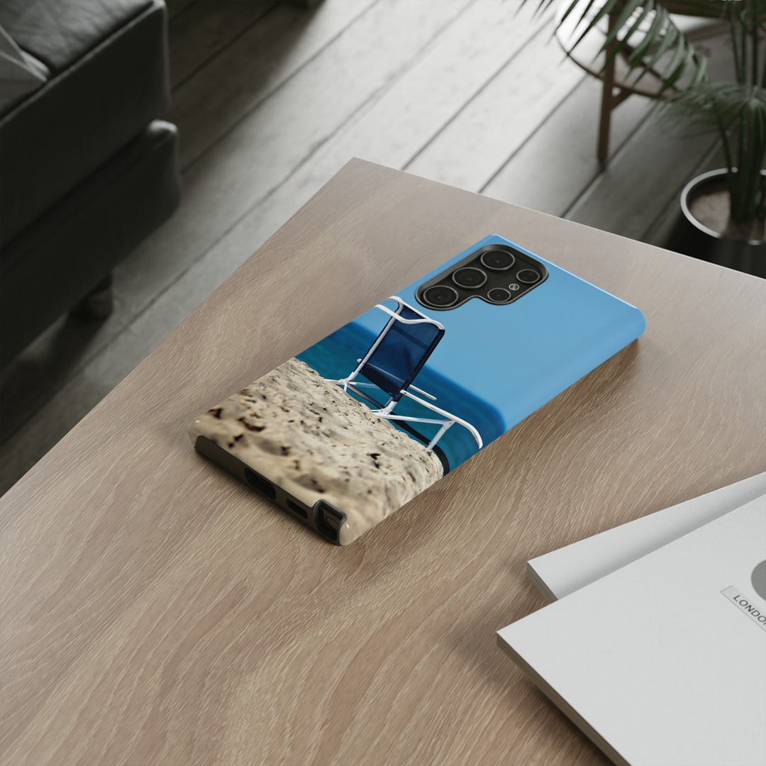 Cute Samsung Case | Cool Iphone Case | Summer Blue Beach Chair, Samsung S24, S23, S22, S21, IPhone 15 Case | Iphone 14 Case, Iphone 13 Case - Studio40ParkLane