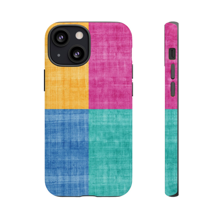 Impact Resistant, Colored Shapes, Cute Phone Cases for Samsung S24, S23, S22, S21, IPhone 15 pro Iphone 14 pro Iphone 13 IPhone 12 Iphone 11 - Studio40ParkLane