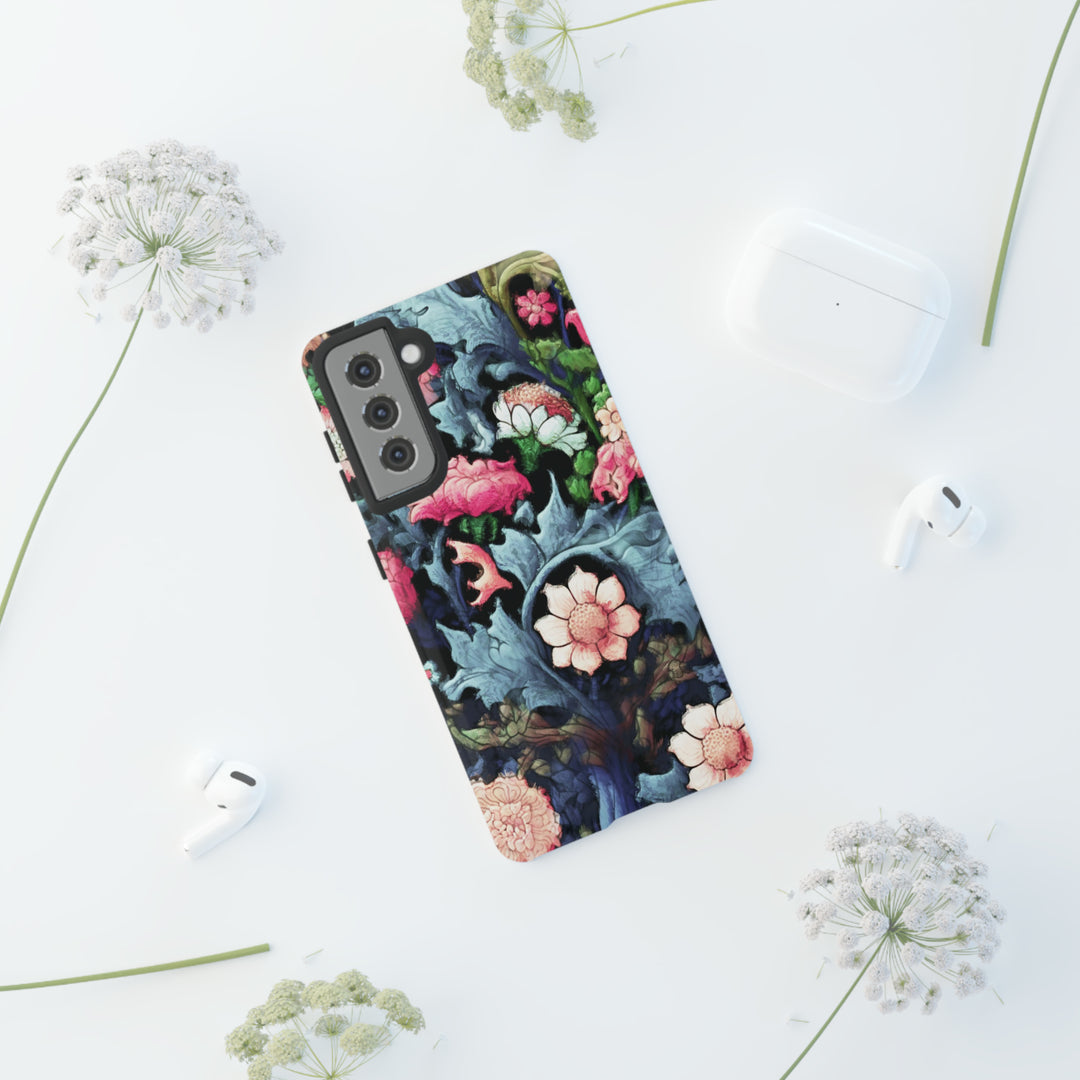 Cute Samsung Phone Case | Aesthetic Samsung Phone Case | Galaxy S23, S22, S21, S20 | Luxury Double Layer | Cool Flowers Design Floral - Studio40ParkLane