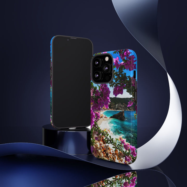 Impact Resistant, Bougainvillea Seaview, Cute Phone Cases for Samsung S24, S23, S22, S21, IPhone 15 pro Iphone 14 pro Iphone 13 IPhone 12 Iphone 11 - Studio40ParkLane