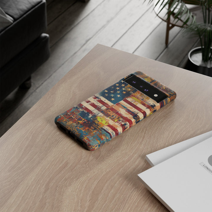 Impact Resistant, American Flag, Cute Phone Cases for Samsung S24, S23, S22, S21, IPhone 15 pro Iphone 14 pro Iphone 13 IPhone 12 Iphone 11 - Studio40ParkLane