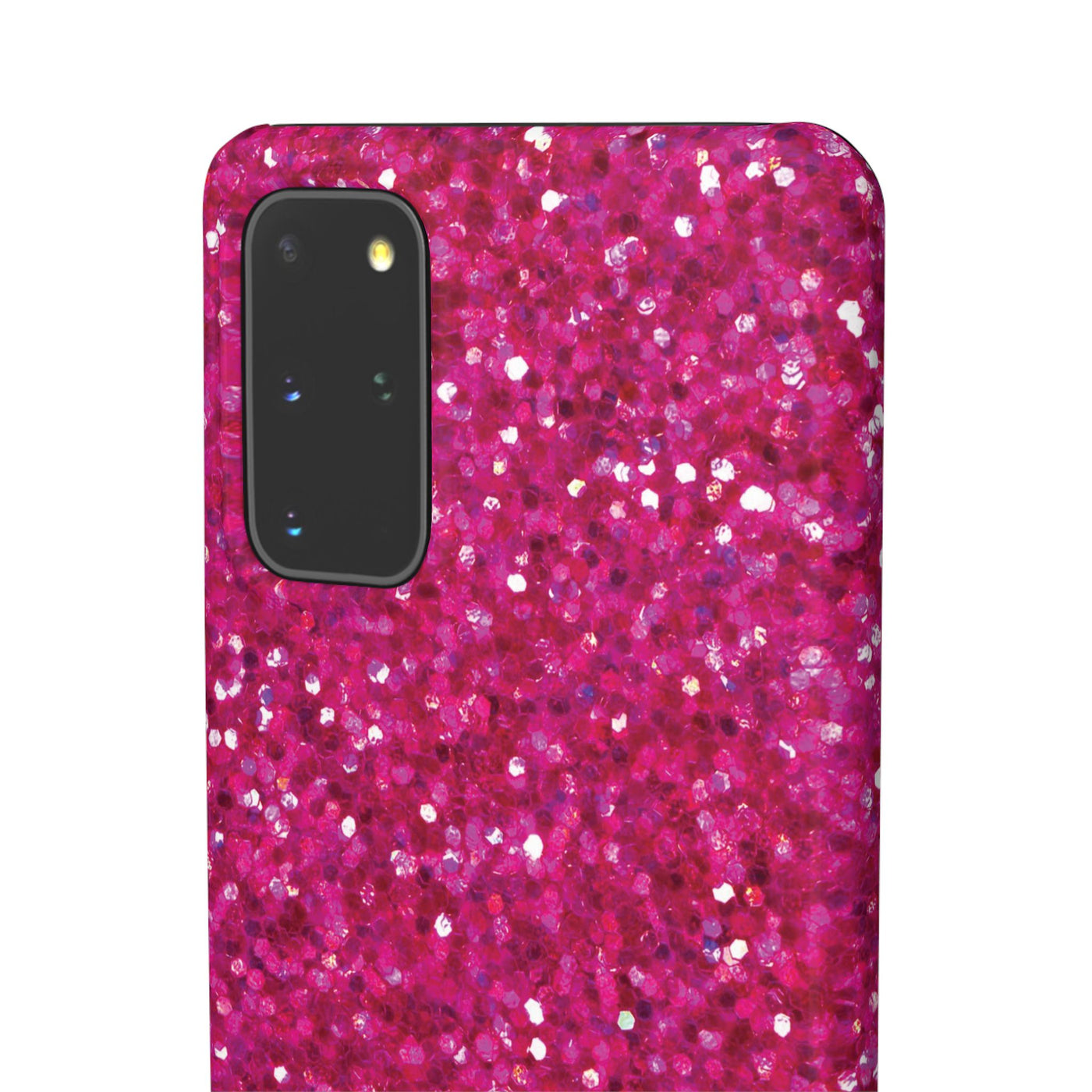 Snap Non-Glitter Muted Pink Play on "Faux" Glitter Effect Cute Phone Cases for Samsung and Iphone, 16, 15, 14, S24, S23, S22, S21, S20, Plus and Ultra