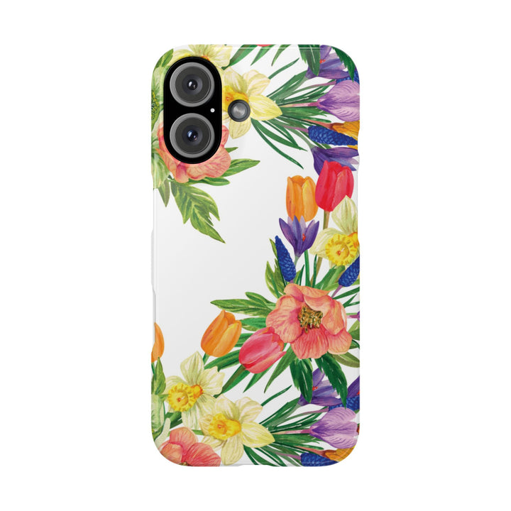 Slim Spring Flowers Gift for Her Cute Phone Cases for Iphone 16 Pro Max | iPhone 15 Case | iPhone 15 Pro Max Case, Iphone 14, 13, 12, 11, 10, 8, 7 - Studio40ParkLane