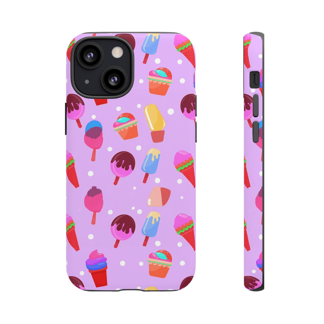 Cute Samsung Case | Cool Iphone Case | Summer Pink Ice - Cream, Samsung S24, S23, S22, S21, IPhone 15 Case | Iphone 14 Case, Iphone 13 Case - Studio40ParkLane