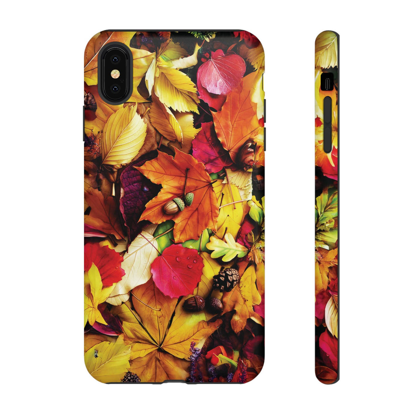 Aesthetic Tough Fall Leaves Foliage Premium Phone Case - For iPhone 17 Pro Max iPhone 16 Pro iPhone 15 Iphone 14 Plus 13 Pro 12 11 10 XR - Studio40ParkLane