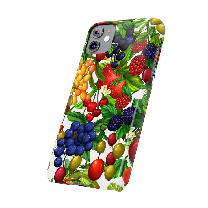Slim Cute Phone Cases for Iphone - | iPhone 15 Case | iPhone 15 Pro Max Case, Iphone 14 Case, Iphone 14 Pro Max, Iphone 13, Summer Mixed Fruit - Studio40ParkLane
