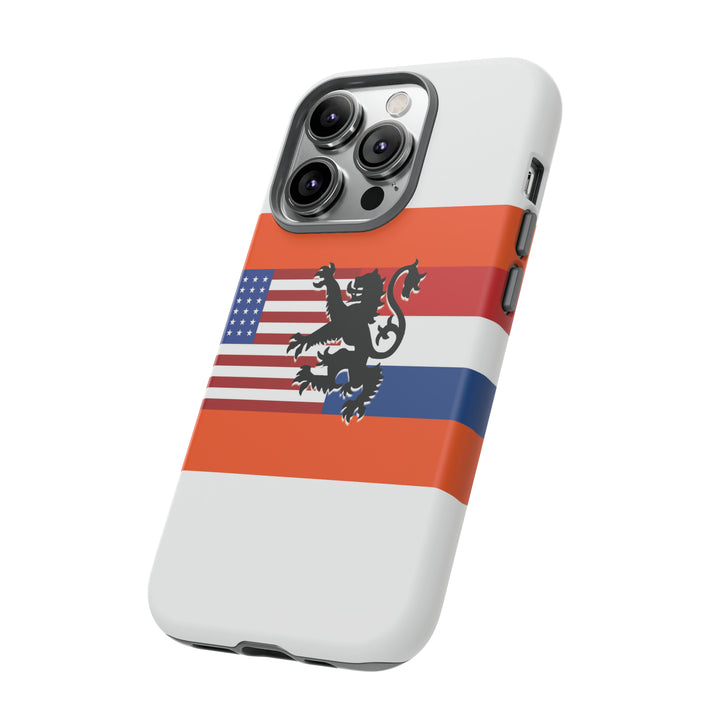 Cute IPhone Case | iPhone 15 Case | iPhone 15 Pro Max Case, Iphone 14 Case, Iphone 14 Pro Max Case IPhone Case for Art Lovers, Dutch US Flag - Studio40ParkLane
