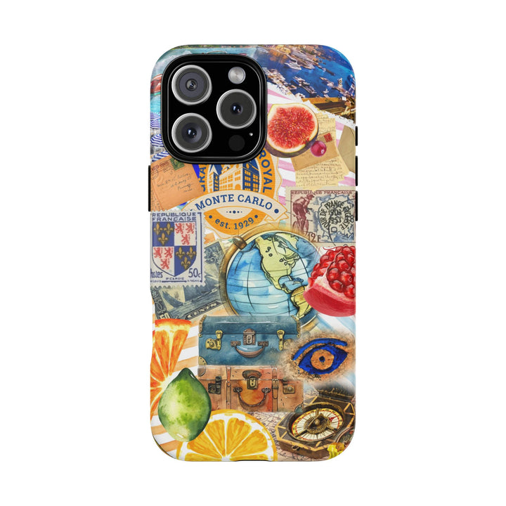 Cute European Summer Collage Phone Case, for IPhone 16 Case | Iphone 15, Iphone 14, IPhone 13 Case, 11 8 7, Samsung Galaxy S24, S23, S22, S21 Extra Protective - Studio40ParkLane