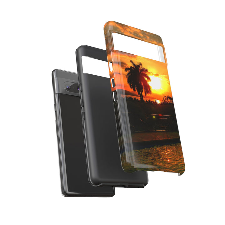 Cute Samsung Case | Cool Iphone Case | Summer Jamaica Pool Sunset, Samsung S24, S23, S22, S21, IPhone 15 Case | Iphone 14 Case, Iphone 13 Case - Studio40ParkLane