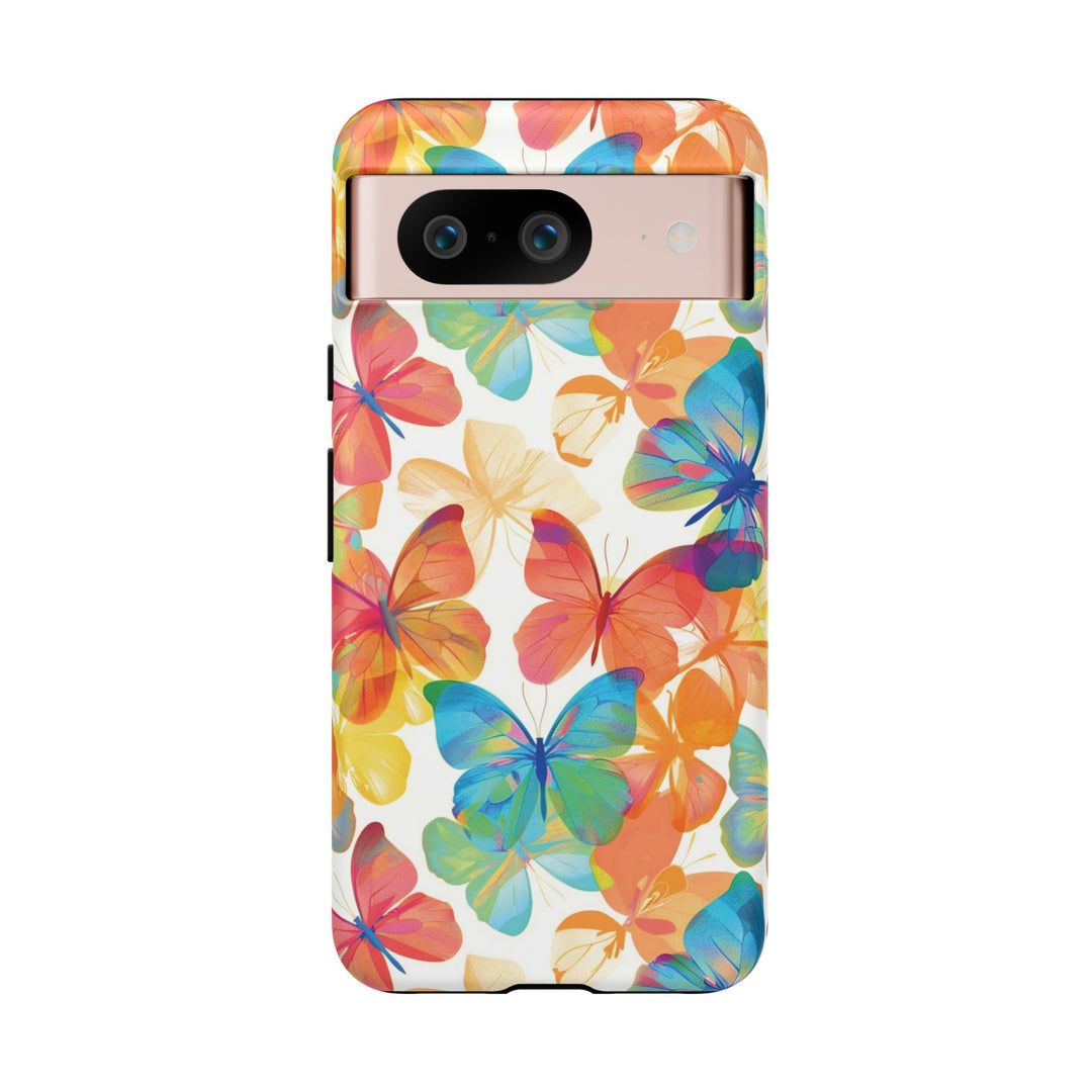 Cute Samsung Case | Cool Iphone Case | Summer Bright Butterflies, Samsung S24, S23, S22, S21, IPhone 15 Case | Iphone 14 Case, Iphone 13 Case - Studio40ParkLane