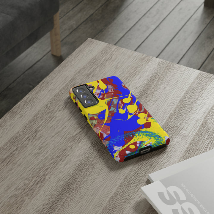 Samsung Galaxy Phone Case | Galaxy S23, S22, S21, S20 | Luxury Case Double Layered | Impact Resistant | Fashionable - Paint Spill 2 - Studio40ParkLane