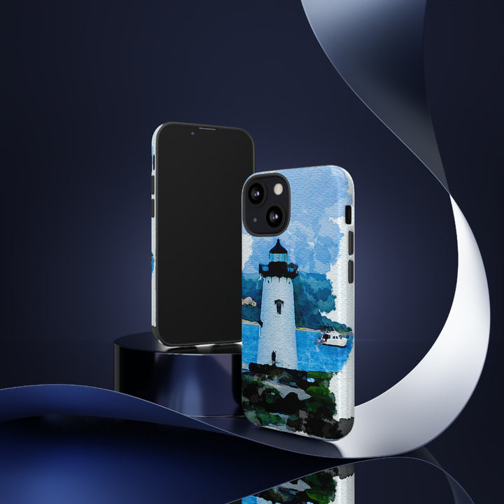 Cool Phone Case | Summer Lighthouse, For iPhone 15 Case | iPhone 15 Pro Case, Iphone 14 Case, Iphone 14 Pro Max Case, Protective Iphone Case - Studio40ParkLane