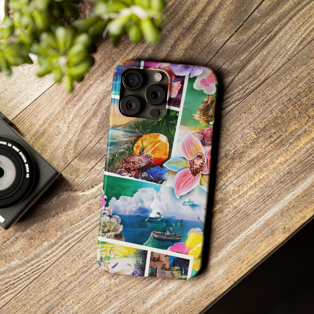 Slim Travel Coquette Collage Cute Phone Cases for Iphone | iPhone 15 Case | iPhone 15 Pro Max Case, Iphone 14, Iphone 14 Pro Max, Iphone 13 - Studio40ParkLane