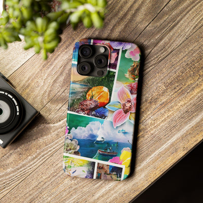 Travel Coquette Collage Slim Cute Phone Cases for Iphone  | iPhone 15 Case | iPhone 15 Pro Max Case, Iphone 14, Iphone 14 Pro Max, Iphone 13