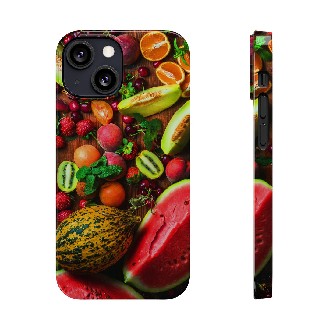 Slim Fall Fruit Collage Phone Cases for Iphone 16 | iPhone 15 Case | iPhone 15 Pro Max Case, Iphone 14, Iphone 14 Pro Max, Iphone 13, Slim Mom Dad Gift - Studio40ParkLane