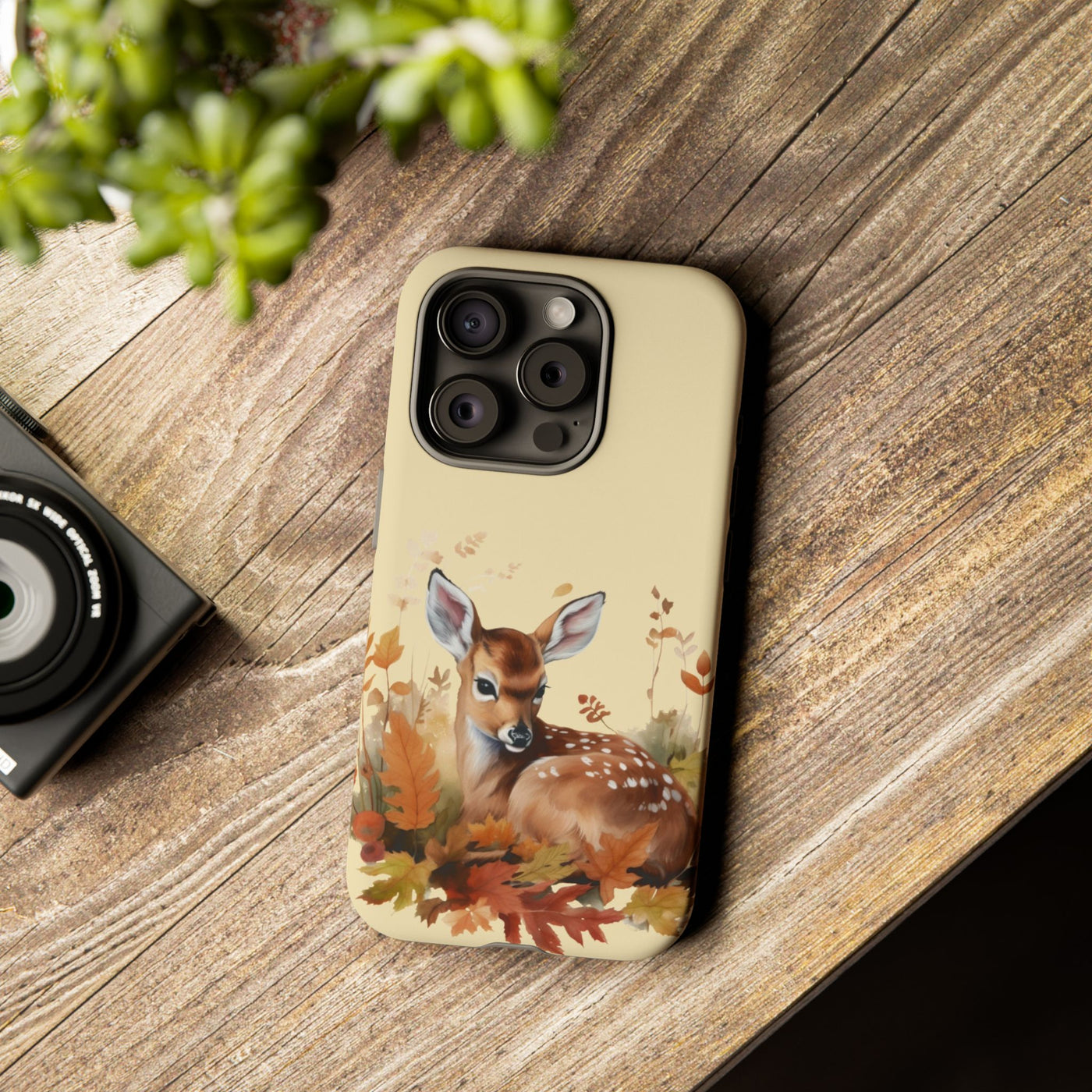 Autumn Fall Deer Gift for Her Cute Phone Case for, Samsung Galaxy S24, S23, S22, S21, IPhone 16 Case | Iphone 15, Iphone 14, IPhone 13 Case