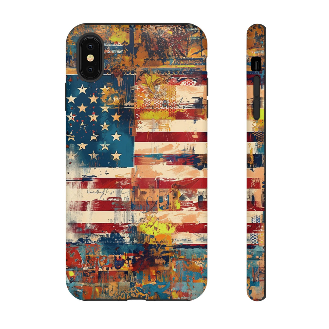 Impact Resistant, American Flag, Cute Phone Cases for Samsung S24, S23, S22, S21, IPhone 15 pro Iphone 14 pro Iphone 13 IPhone 12 Iphone 11 - Studio40ParkLane