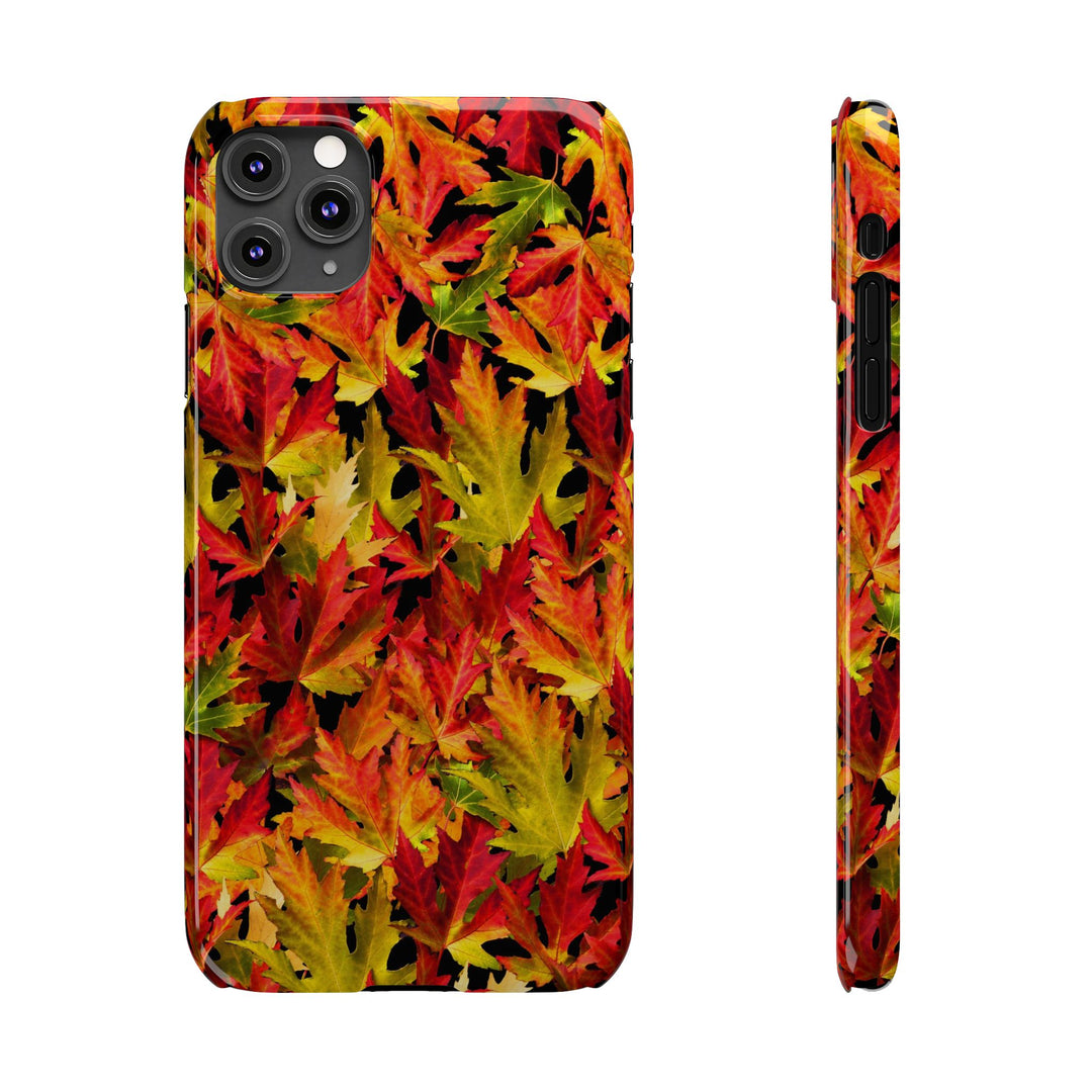 Slim Fall Leaves Slim Cute Phone Cases for Iphone | iPhone 15 Case | iPhone 15 Pro Max Case, Iphone 14, Iphone 14 Pro Max, Iphone 13 - Studio40ParkLane