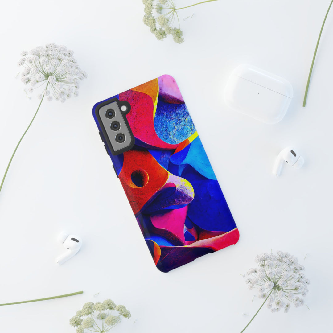 Impact Resistant, Abstract Shapes, Cute Phone Cases for Samsung S24, S23, S22, S21, IPhone 15 pro Iphone 14 pro Iphone 13 IPhone 12 Iphone 11 - Studio40ParkLane