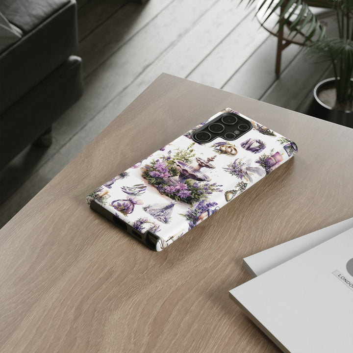 Impact Resistant, Lavender Wedding, Cute Phone Cases for Samsung S24, S23, S22, S21, IPhone 15 pro Iphone 14 pro Iphone 13 IPhone 12 Iphone 11 - Studio40ParkLane