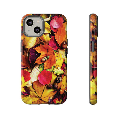 Aesthetic Tough Fall Leaves Foliage Premium Phone Case - For iPhone 17 Pro Max iPhone 16 Pro iPhone 15 Iphone 14 Plus 13 Pro 12 11 10 XR - Studio40ParkLane