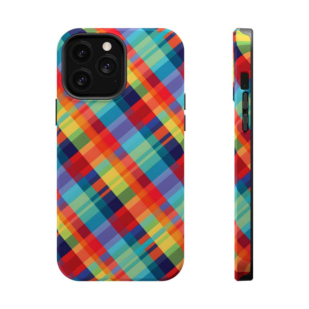 Checkered Plaid Magsafe Gift for Her Cute Phone Case for Iphone, | iPhone 16 | iPhone 15 Pro Max, Iphone 14 Pro Max, 13 12 11 10 9 8 7 - Studio40ParkLane