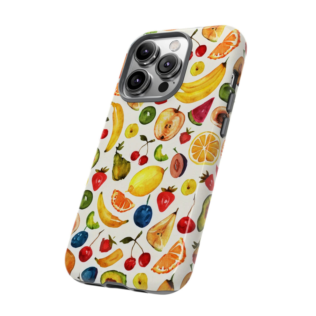Impact Resistant, Mixed Fruits, Cute Phone Cases for Samsung S24, S23, S22, S21, IPhone 15 pro Iphone 14 pro Iphone 13 IPhone 12 Iphone 11 - Studio40ParkLane