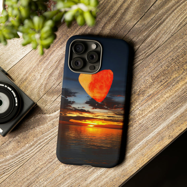 Cute IPhone Case | Rising Heart Love Sunset, iPhone 15 Case | iPhone 15 Pro Case, Iphone 14 Case, Iphone 14 Pro Max Case - Studio40ParkLane