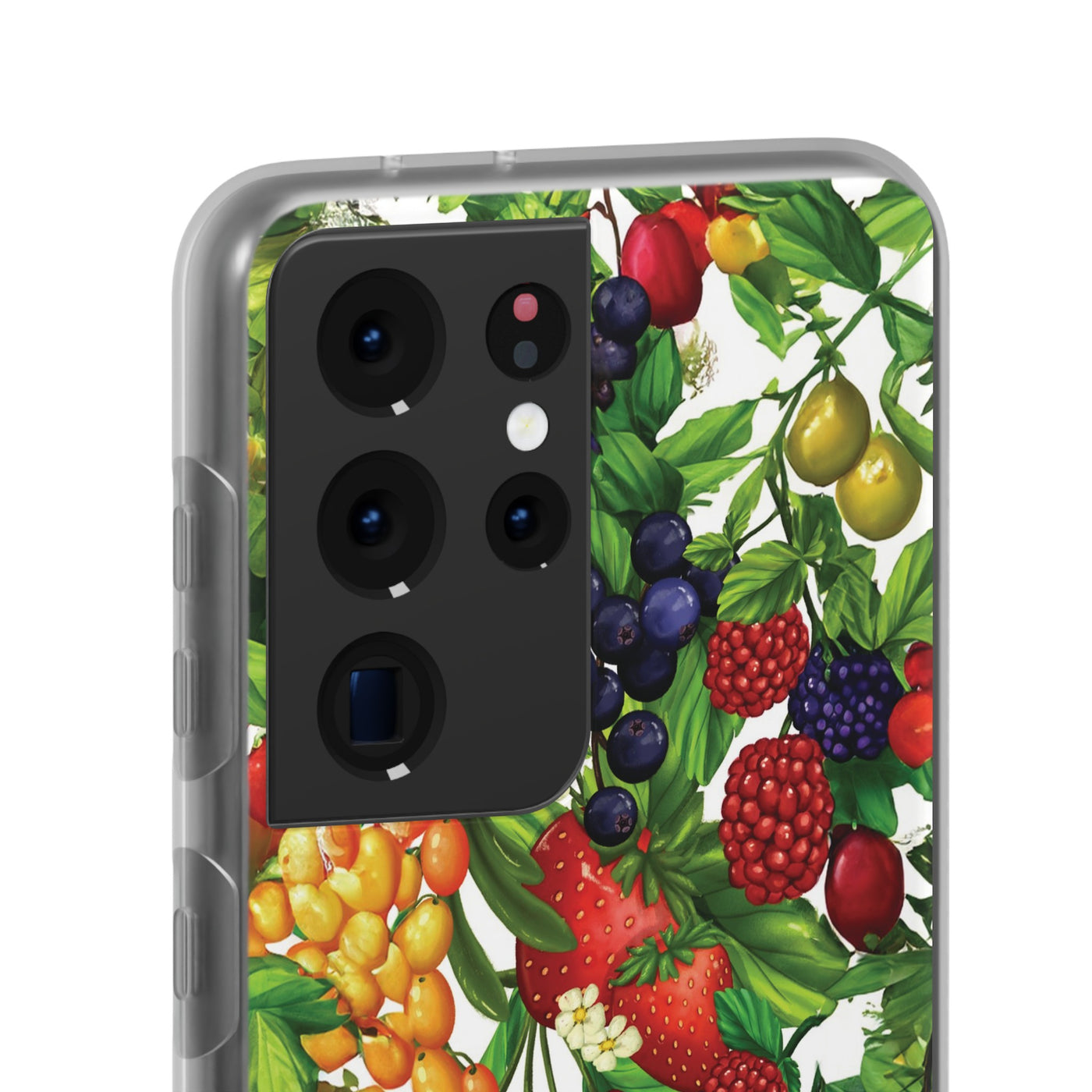 Cute Flexi Phone Cases, For Samsung Galaxy and Iphone, Summer Mixed Fruit, Galaxy S23 Phone Case, Samsung S22 Case, Samsung S21, Iphone 15, Iphone 14, Iphone 13