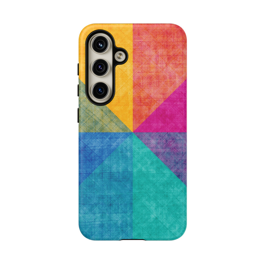 Impact Resistant, Colored Shapes, Cute Phone Cases for Samsung S24, S23, S22, S21, IPhone 15 pro Iphone 14 pro Iphone 13 IPhone 12 Iphone 11 - Studio40ParkLane