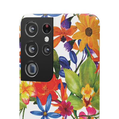 Snap Spring Flowers Cute Phone Cases for Samsung S24, S23, S22, S21, S20, Plus and Ultra, Iphone 16 Pro Max, Iphone 15, 14, 13, 12, 11, 10 - Studio40ParkLane