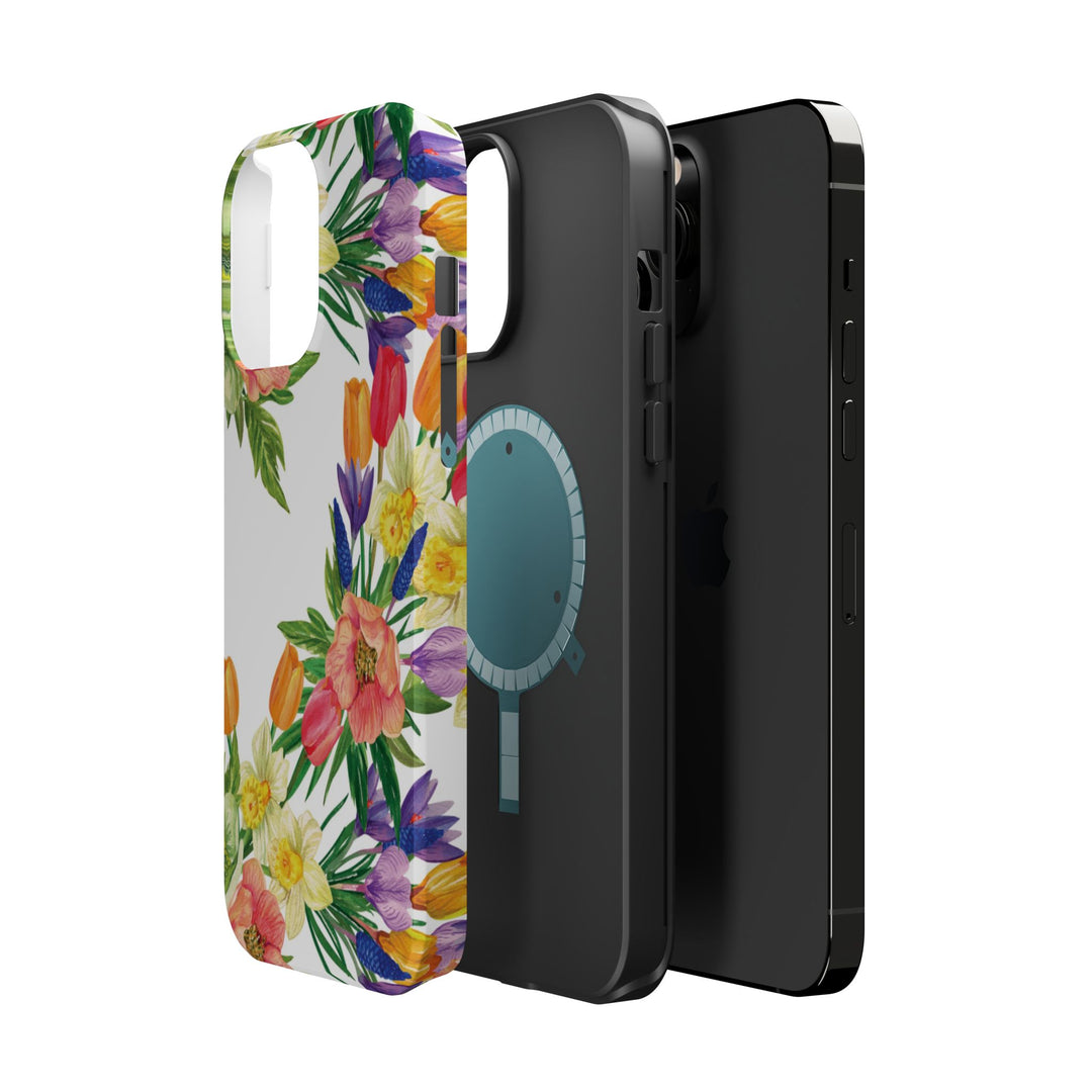 Spring Flowers Magsafe Cute Phone Case for Iphone Gift for Her, iPhone 16 Case iPhone 15 Pro Max Case, Iphone 14, Iphone 14 Pro Max, 13, 12 - Studio40ParkLane