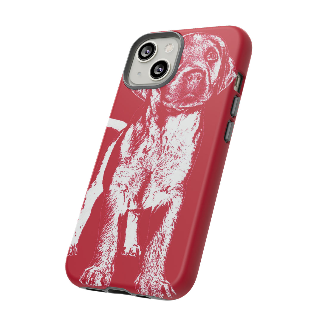 Cute IPhone Case | iPhone 15 Case | iPhone 15 Pro Max Case, Iphone 14 Case, Iphone 14 Pro Max Case IPhone Case for Dog Lovers, Puppy Dog Red - Studio40ParkLane