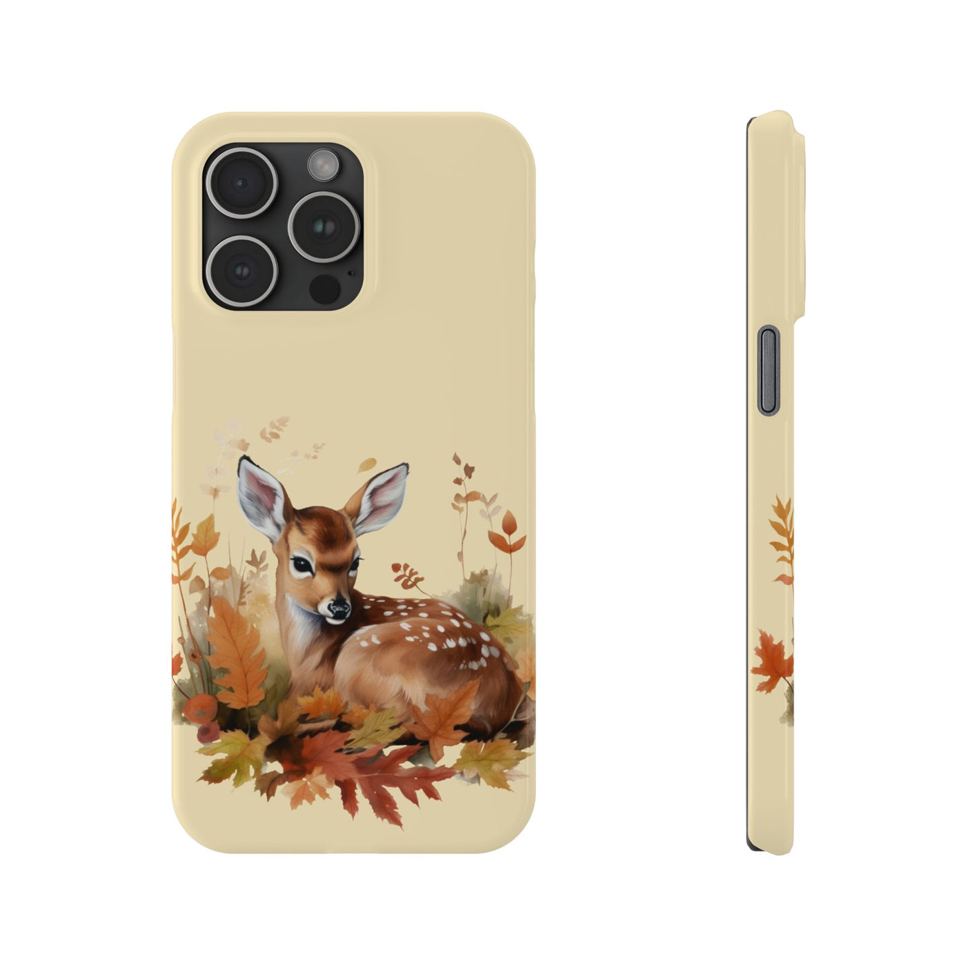 Slim Autumn Fall Deer Gift for Her Cute Phone Cases for Iphone 16 | iPhone 15 Case | iPhone 15 Pro Max Case, Iphone 14, Iphone 14 Pro Max, Iphone 13, Slim