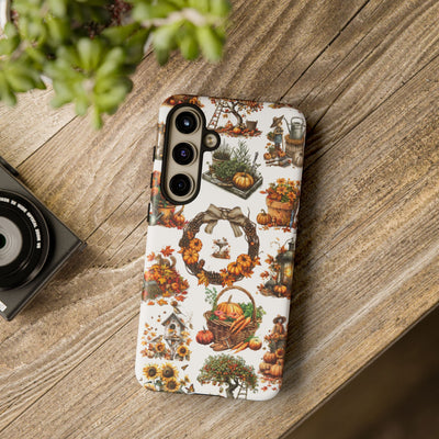 Impact Resistant, Fall Leaves Collage, Cute Phone Cases for Samsung S24, S23, S22, S21, IPhone 15 pro Iphone 14 pro Iphone 13 IPhone 12 Iphone 11